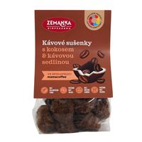 Kávové sušenky s kokosem a kávovou sedlinou 